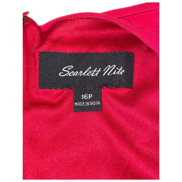 Scarlett Nite Bandage Dress - Size 16P - Vibrant Red! - Picture 6 of 9